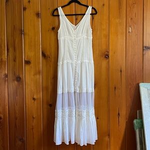 Medium Free People wedding boho beach maxi dress